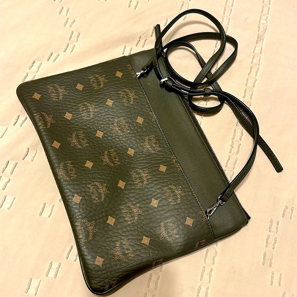 MCM Authentic Visetos Medium Crossbody